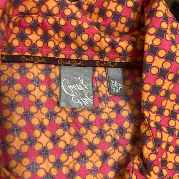Cruel girl long sleeve button down shirt - Picture 2 of 2